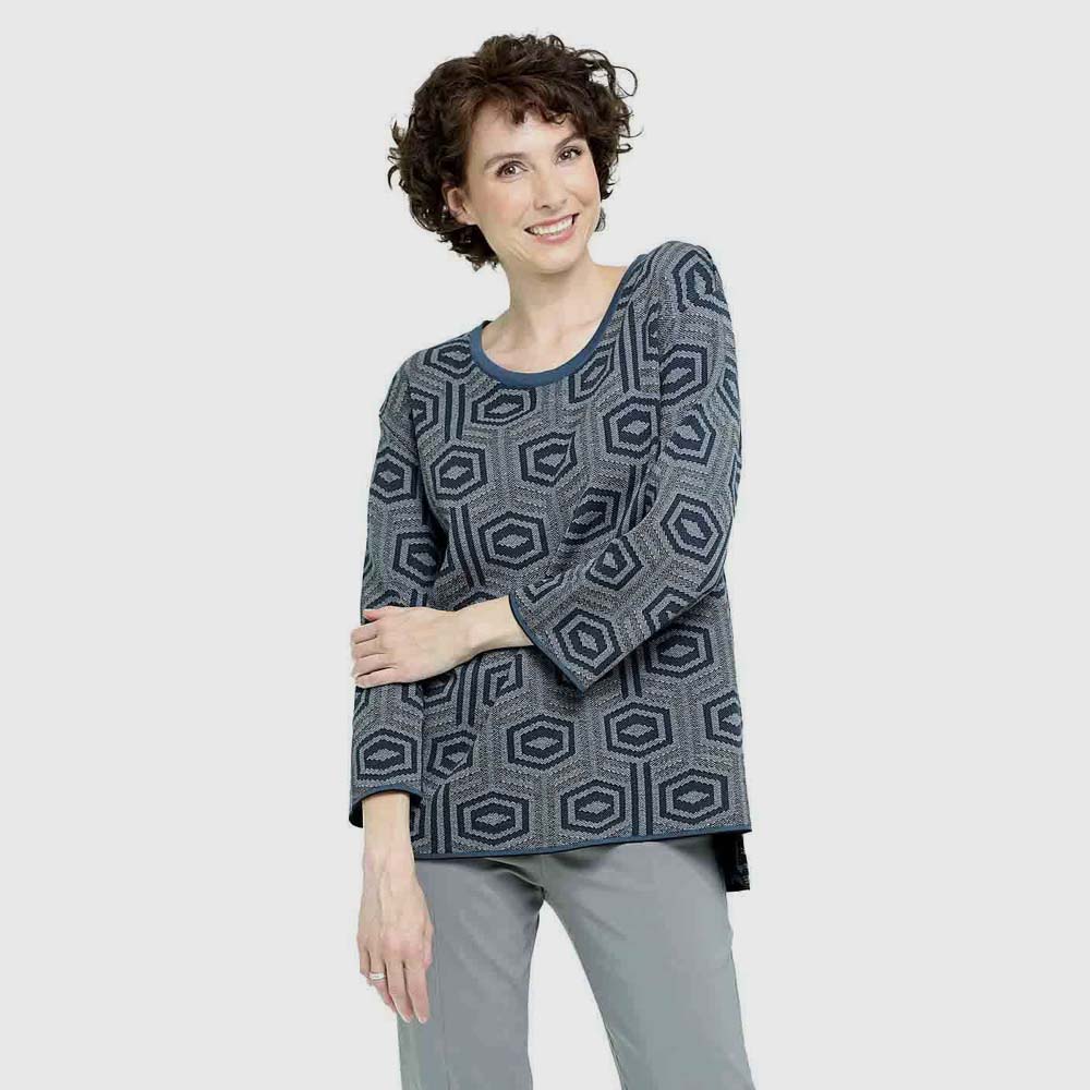 Pullover Rhomben, 7/8 Arm