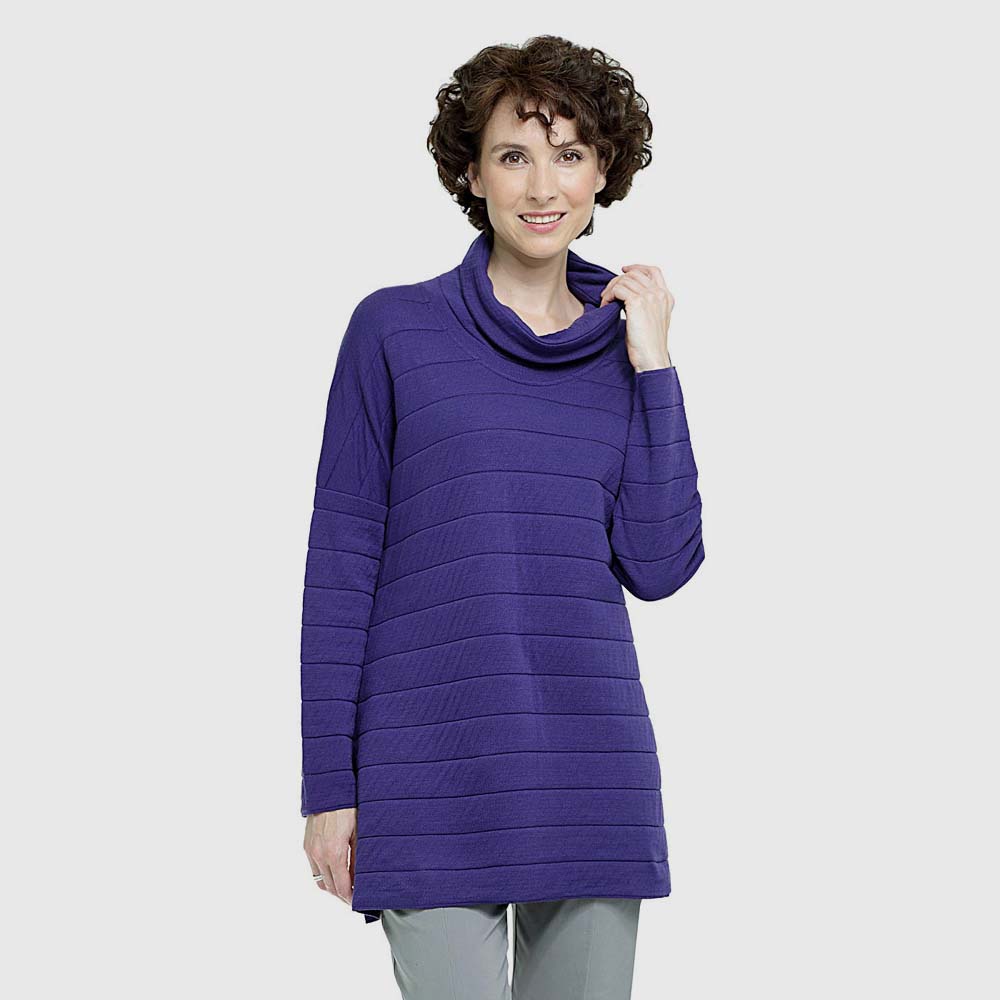 Outdoorpullover mit Rollkragen