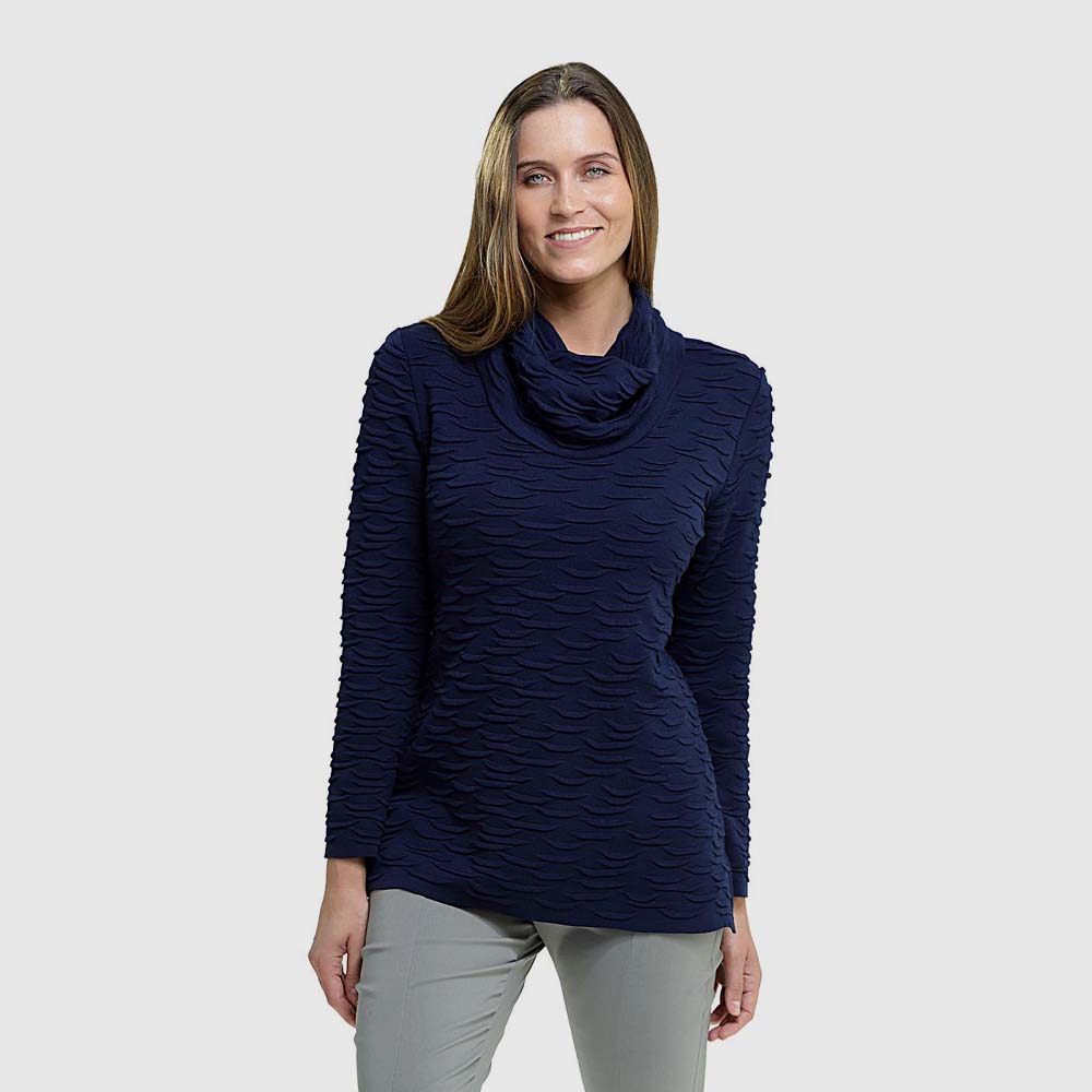 Pullover Struktur, Rollkragen