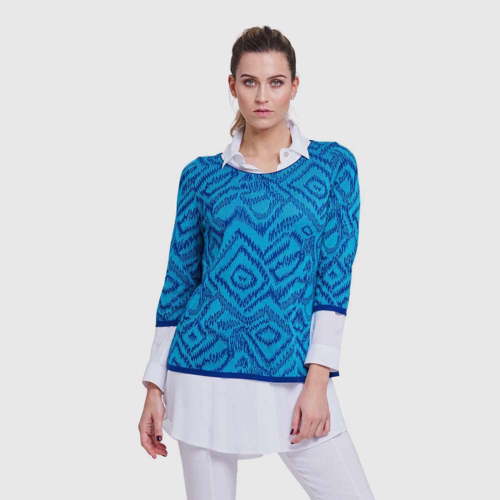 Pullover Ethno-Jacquard