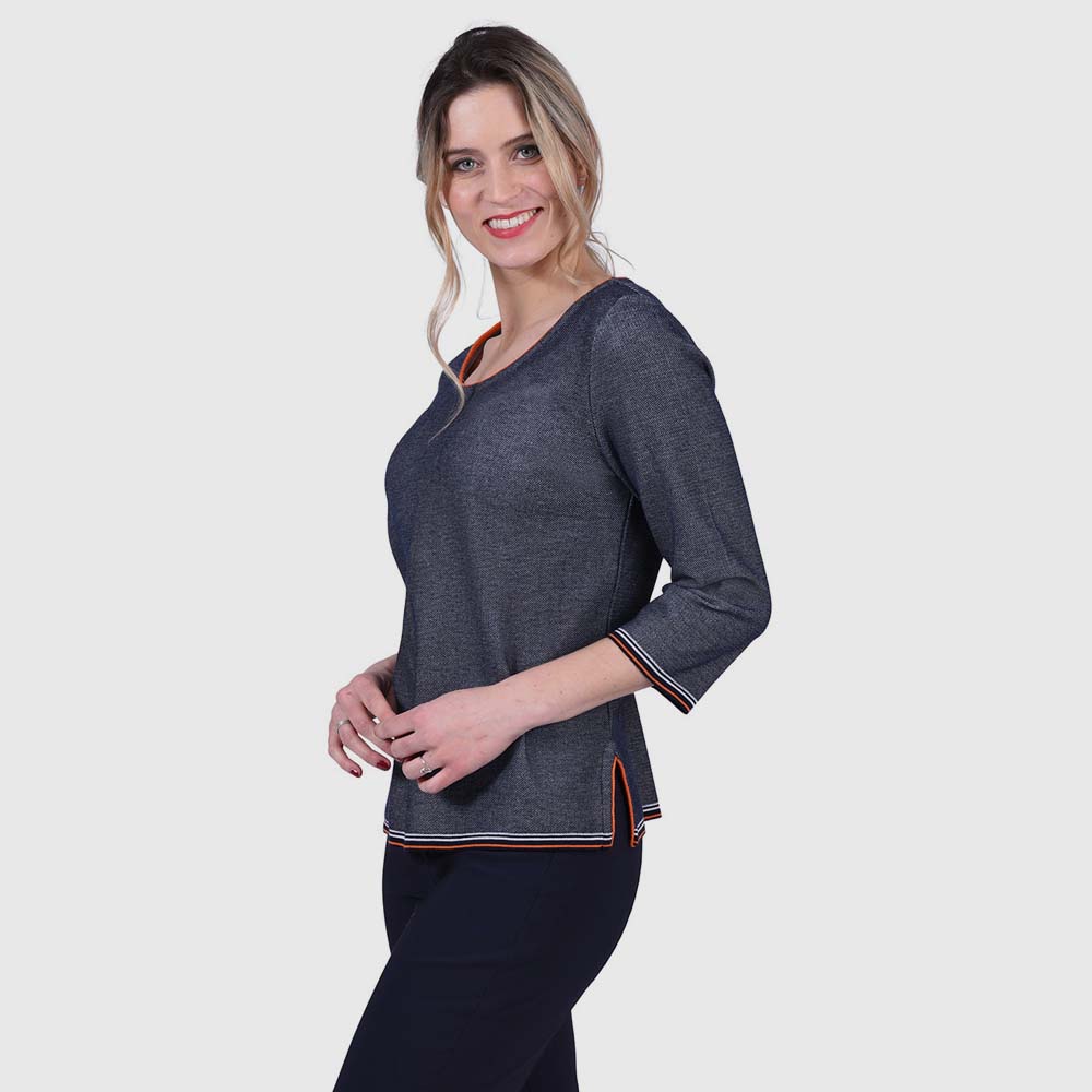 Pullover Doubleface, 3/4 Arm