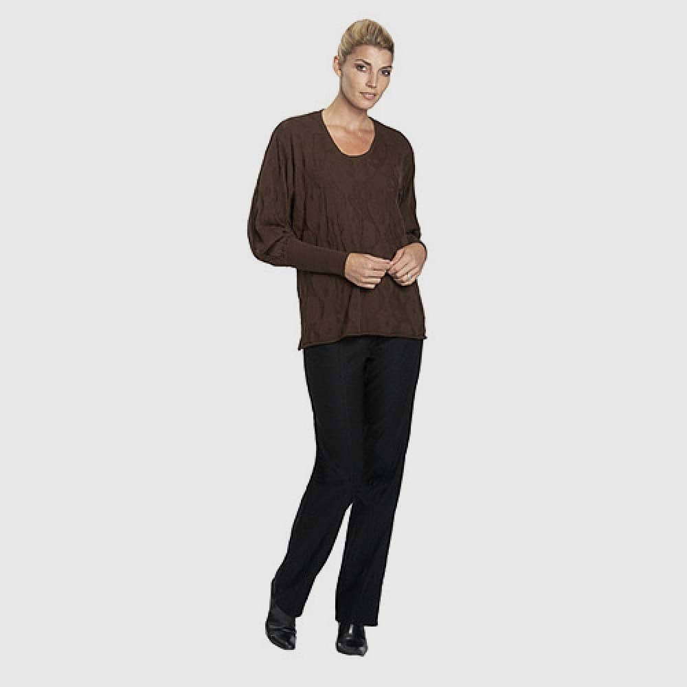 Pullover Rundstruktur, Rundhals