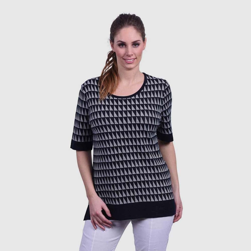 Pullover Triangle, Kurzarm
