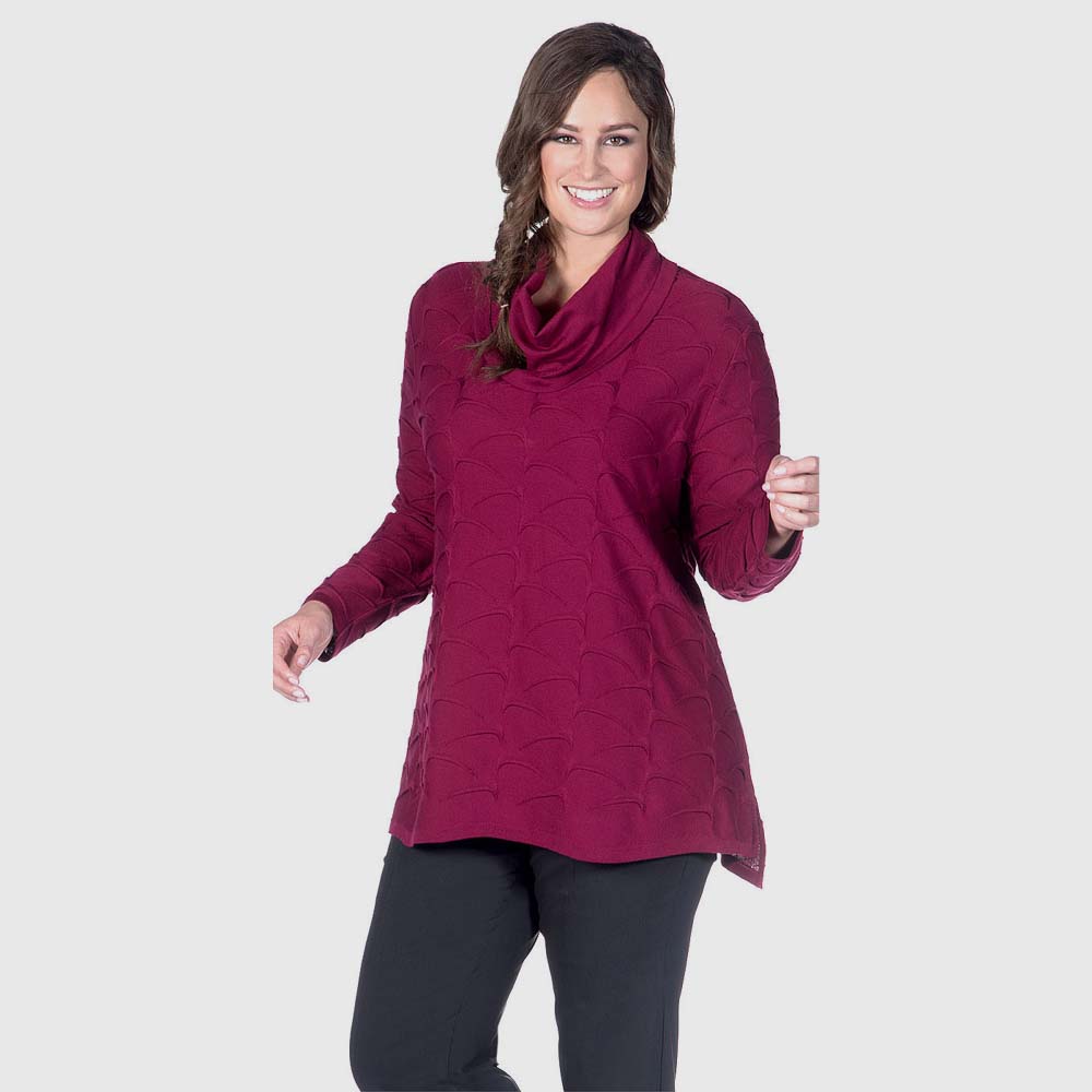 Pullover Röllchenmuster, A-Form