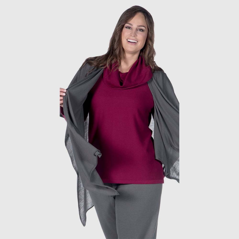 Pullover Links-Links, Rollkragen