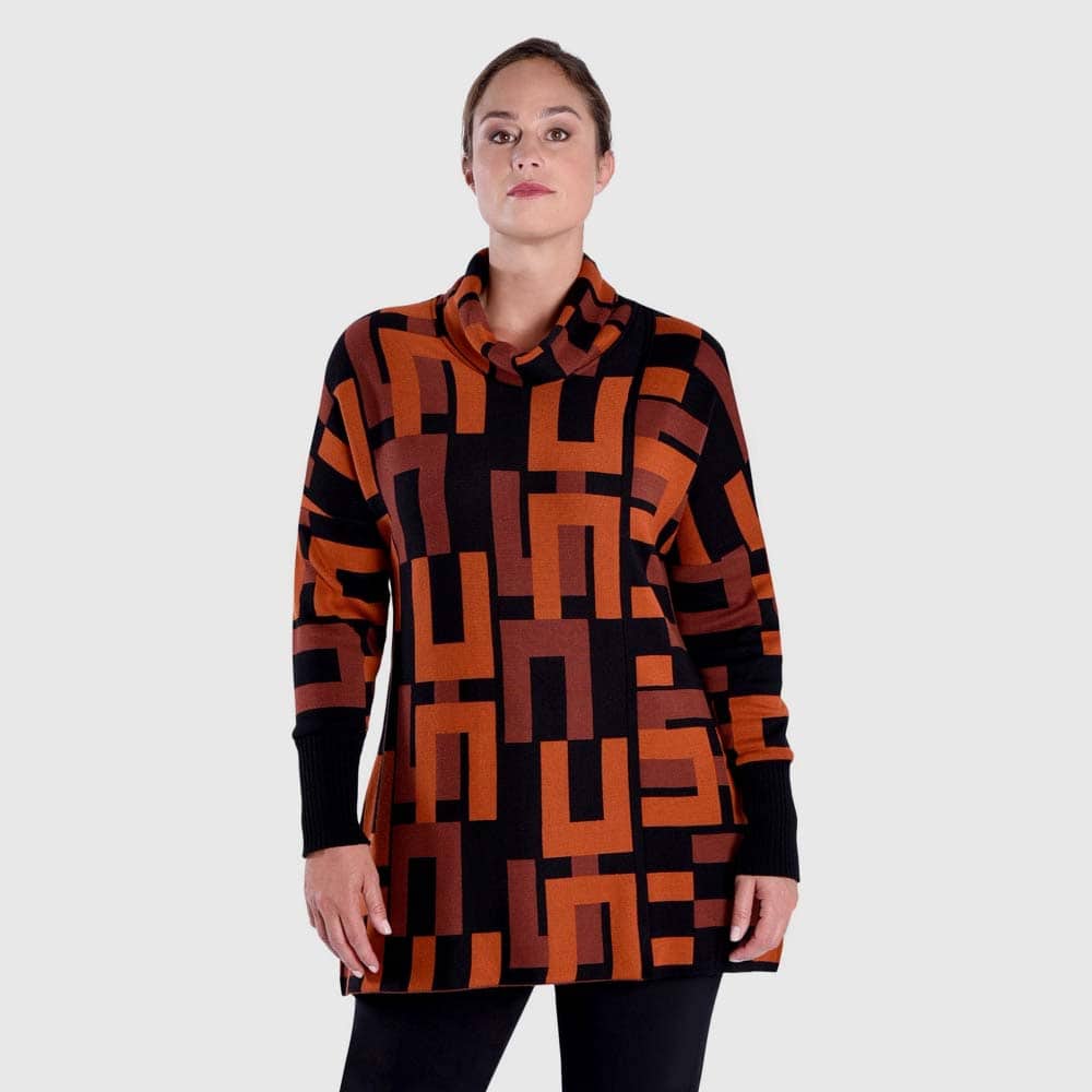 Oversize-Pullover, Jacquard
