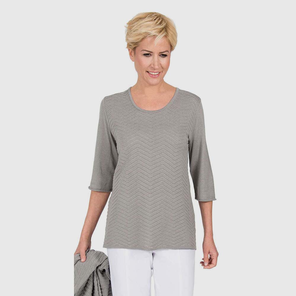 Pullover Wellenmuster