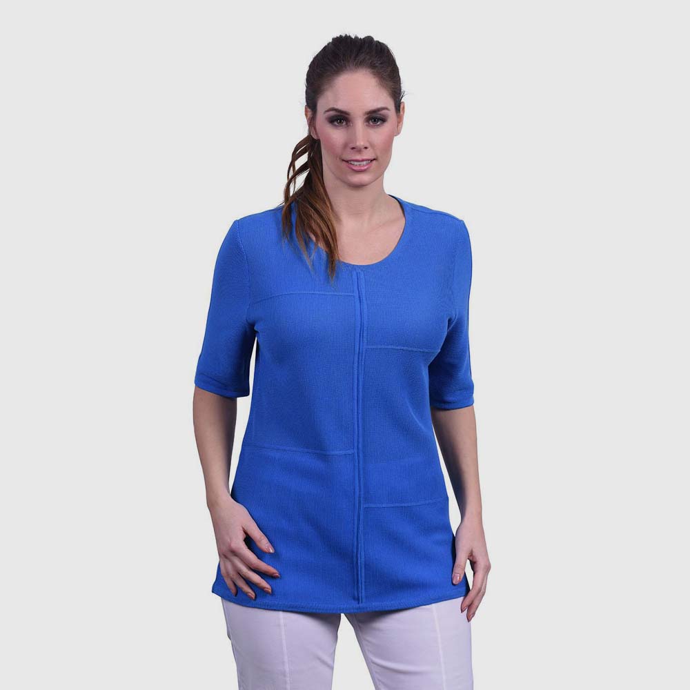 Pullover feine Biese, Kurzarm