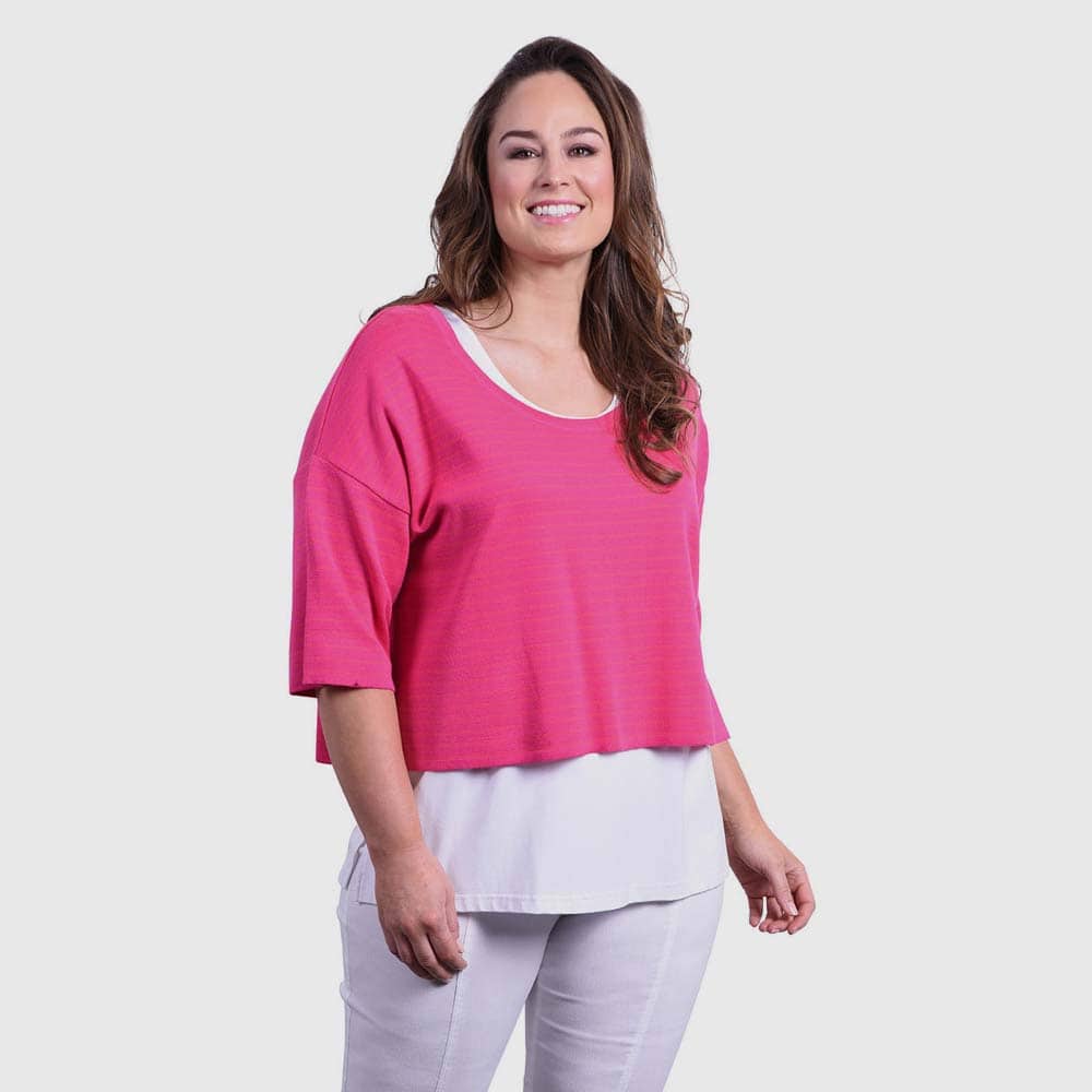 Pullover Ringel, Kastenform