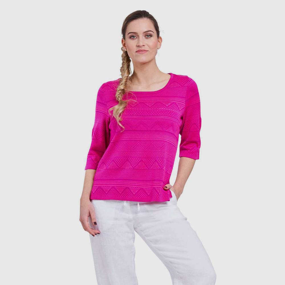 Pullover Jacquardstreifen