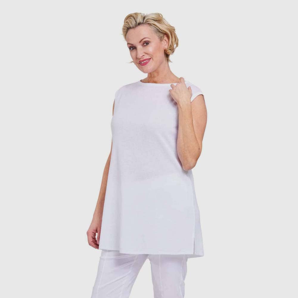 Longtop mit U-Boot Ausschnitt