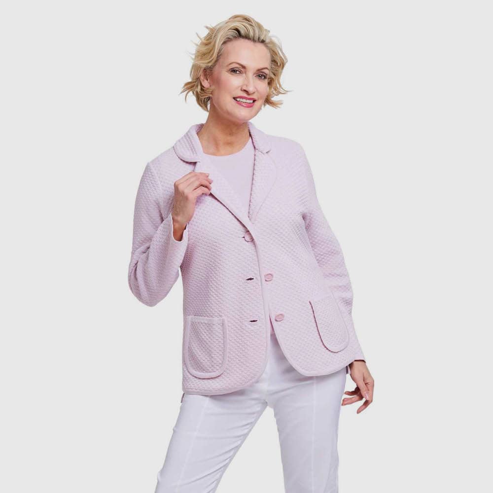 Blazer Struktur-Strick