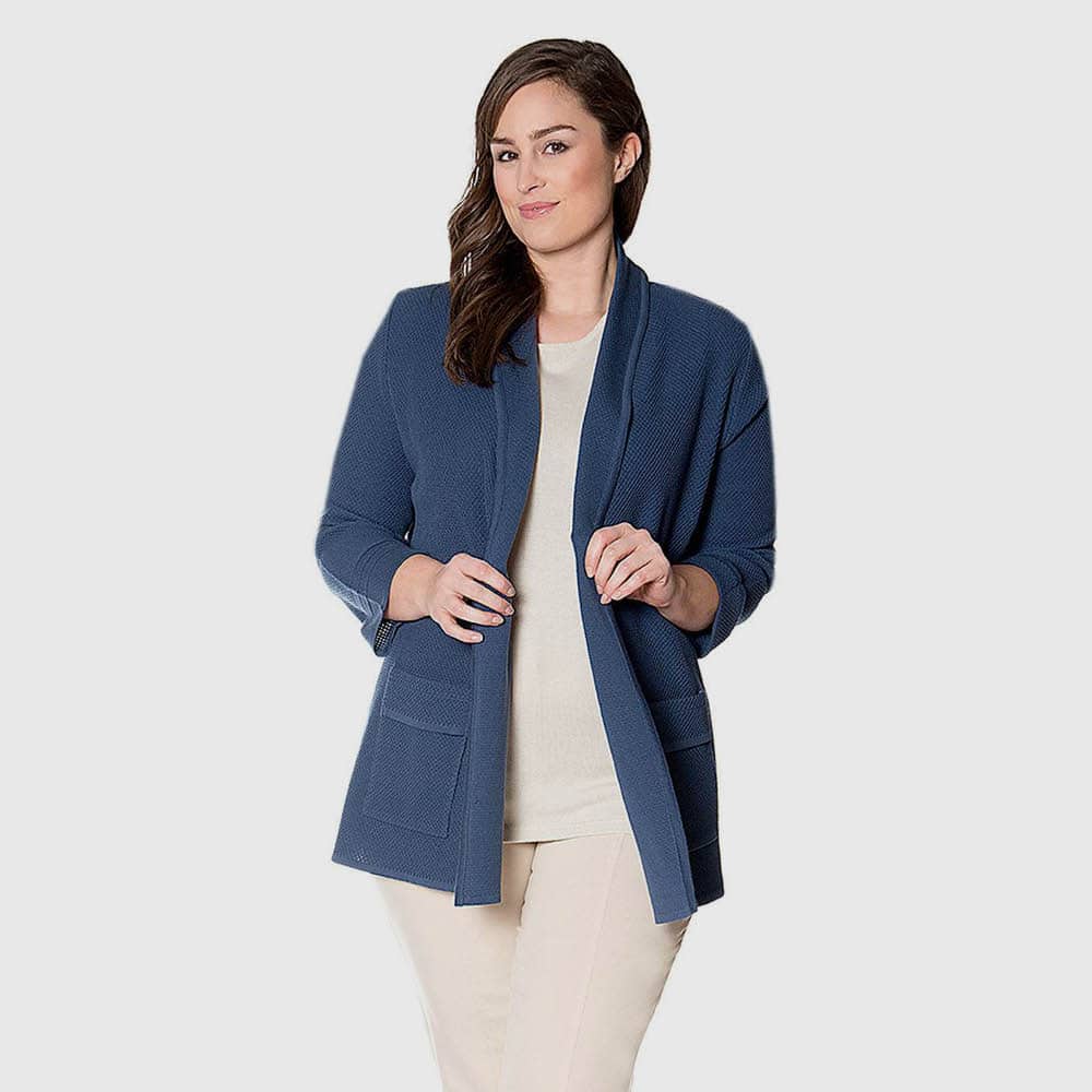 Jacke Struktur-Strick