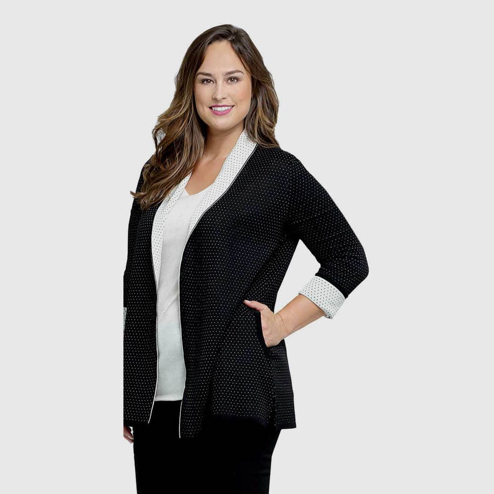 Jacke Pünktchen, offen