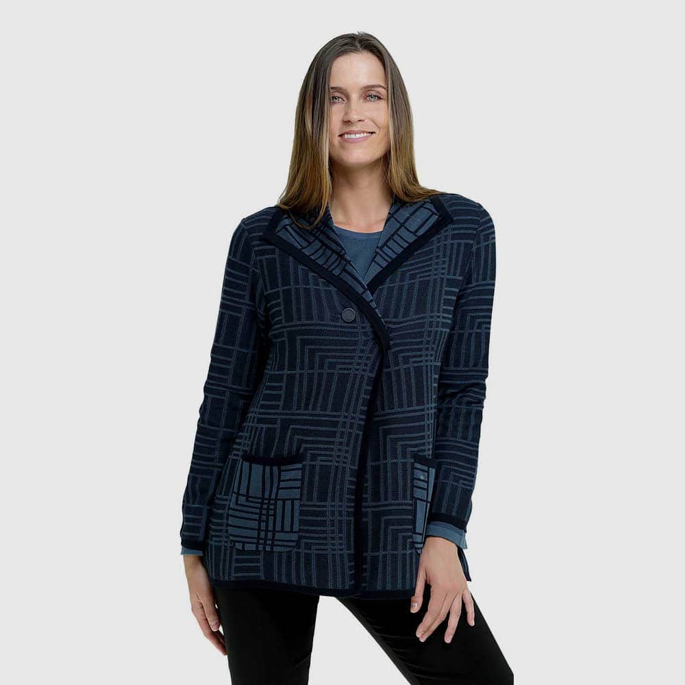 Jacke grafisches Muster