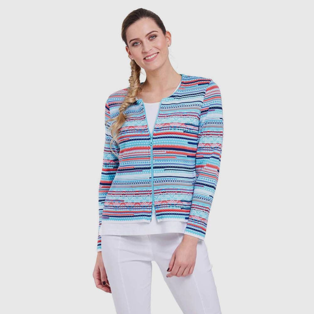 Jacke Jacquard, kurz