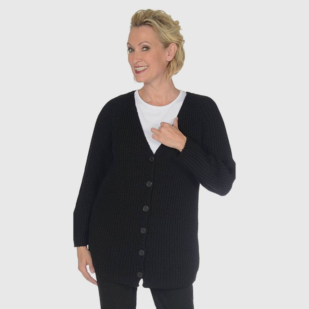 Jacke Grobstrick, Raglan