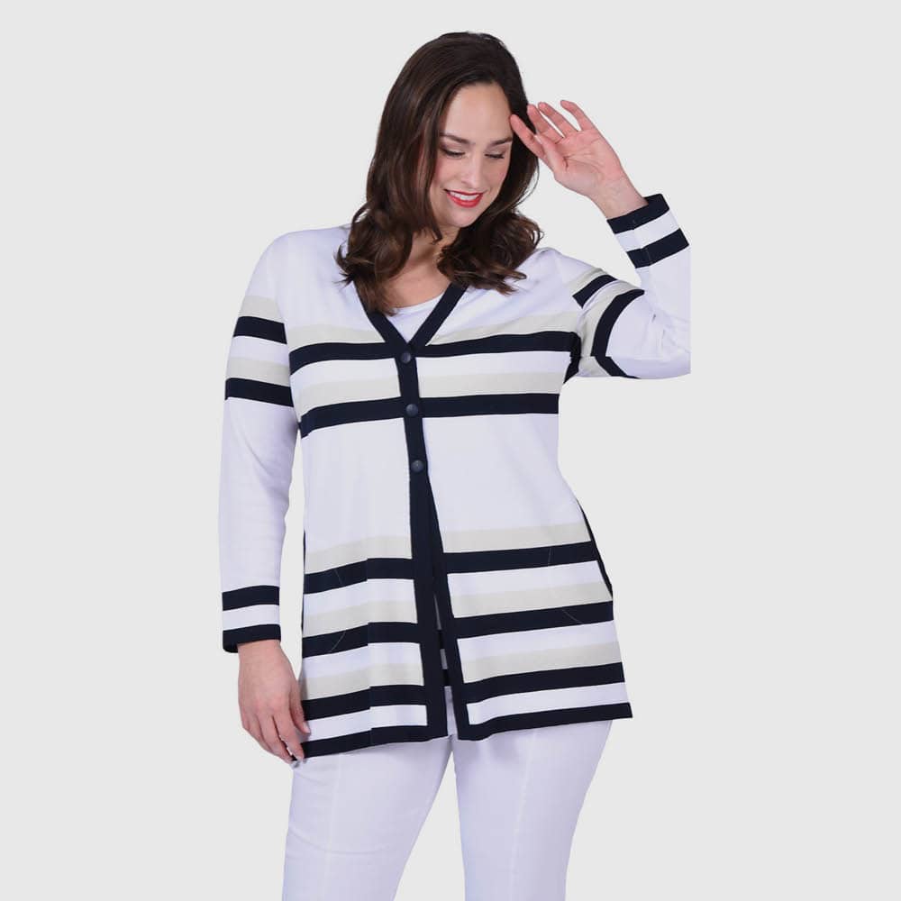 Jacke Streifen 3-farbig
