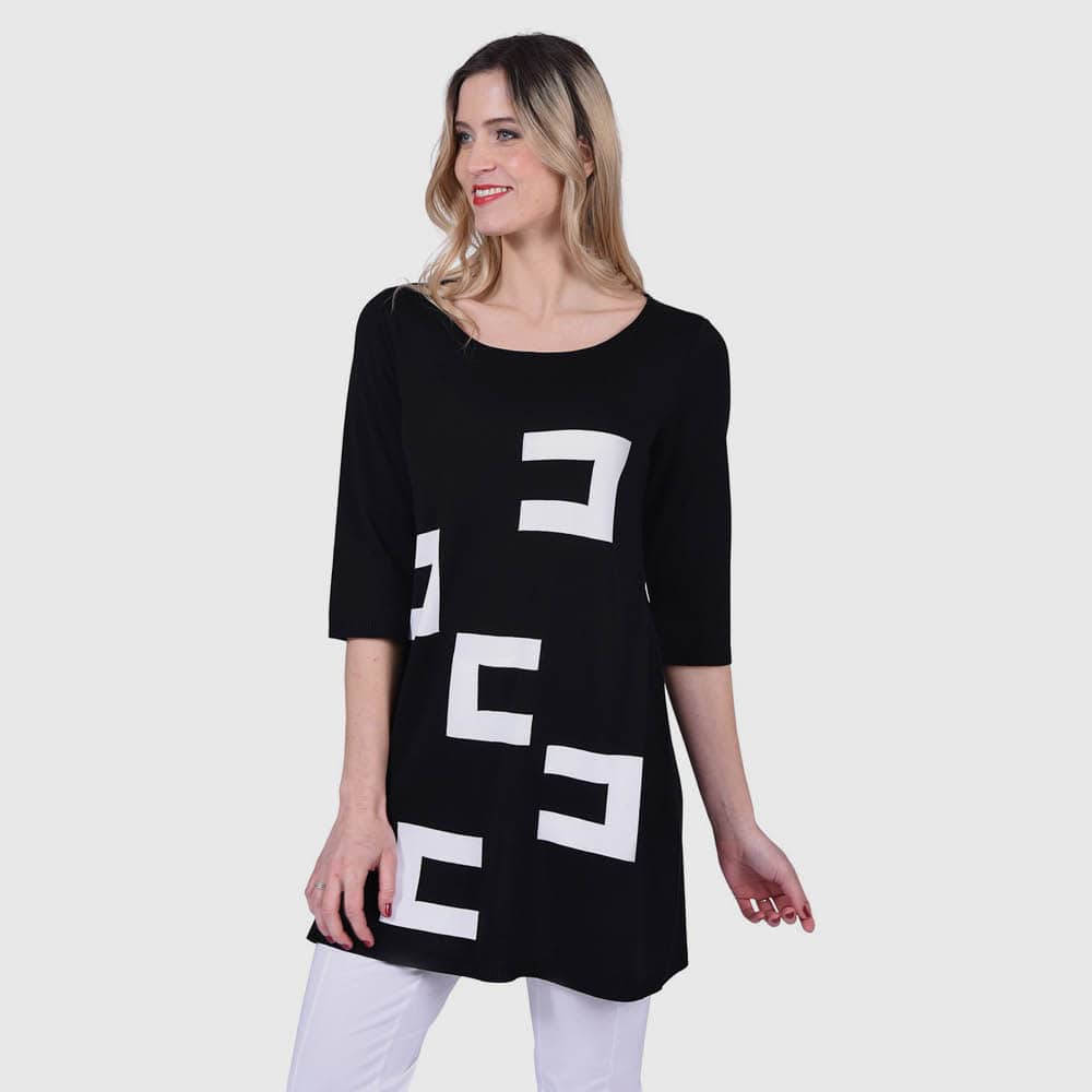 Tunika C-Jacquard