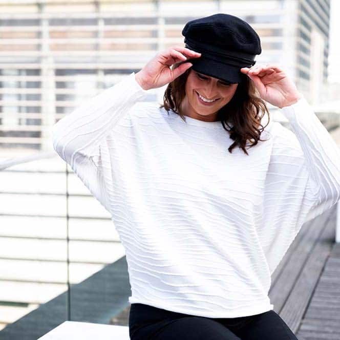 Pullover Welle, Fledermaus