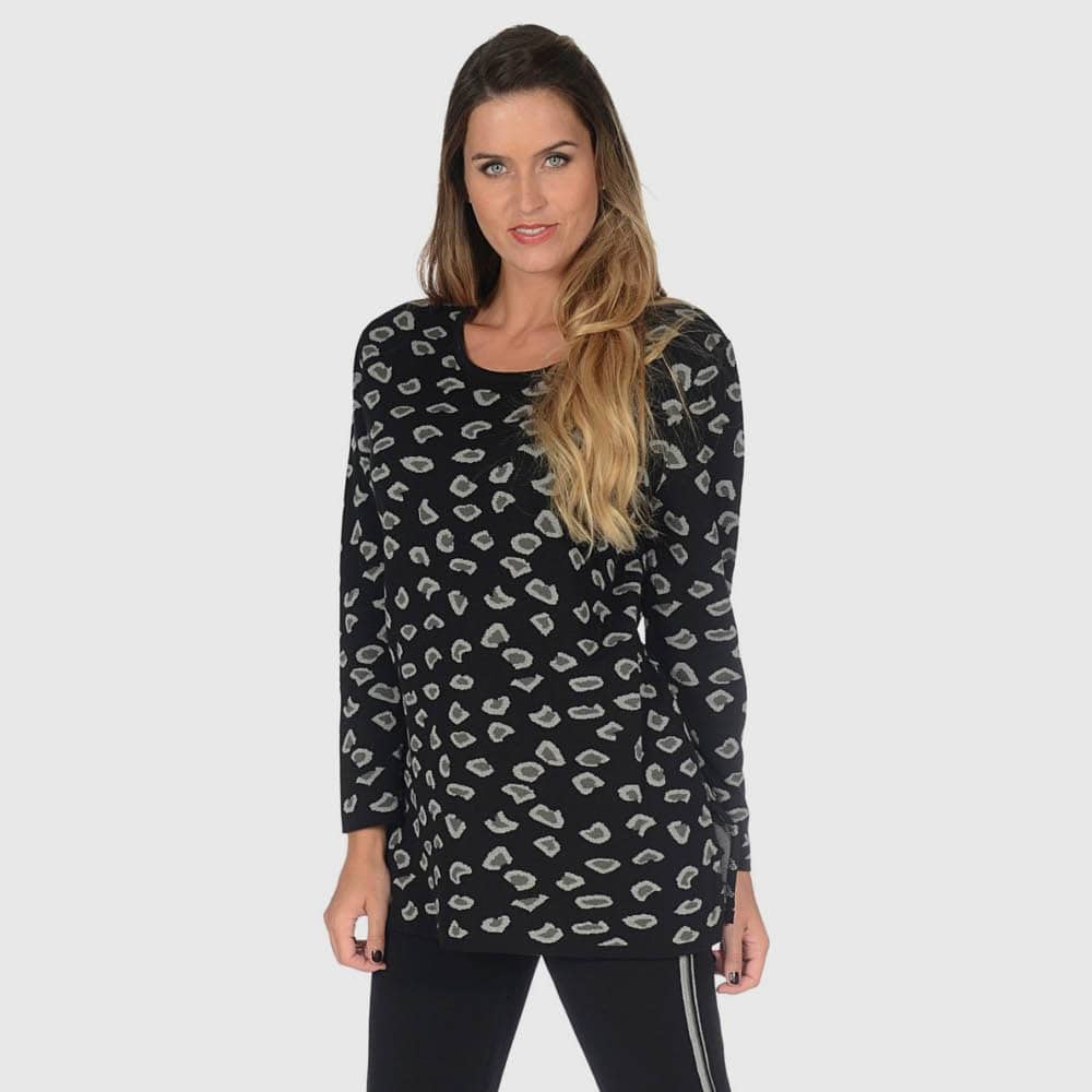 Pullover Leo-Muster