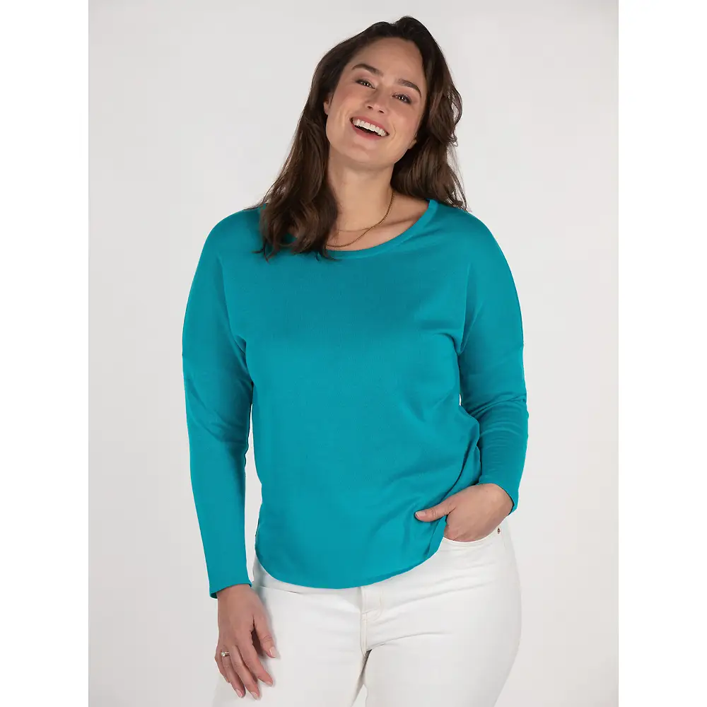 Pullover überschnitten, Langarm
