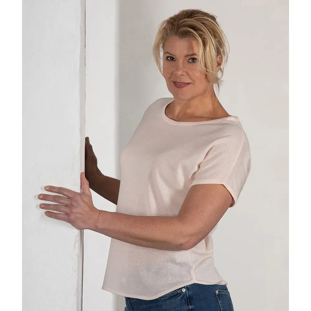 Pullover überschnitten, ohne Arm