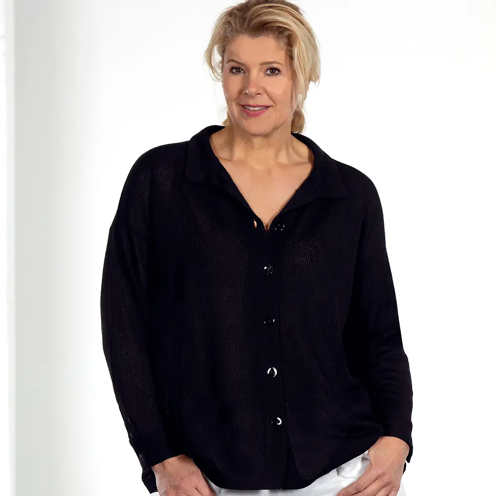 Polo Jacke, Viskose