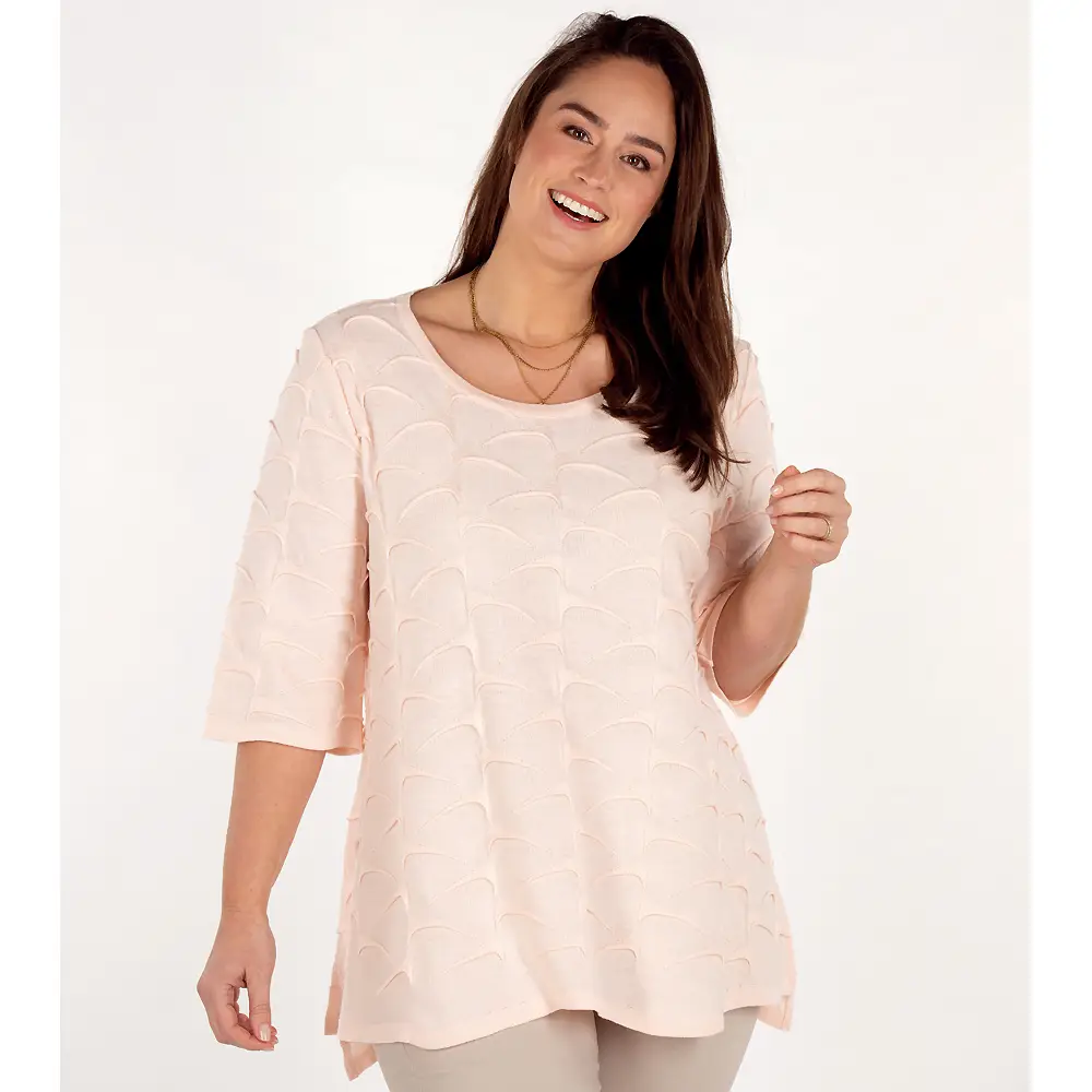 Pullover Röllchenmuster, A-Form