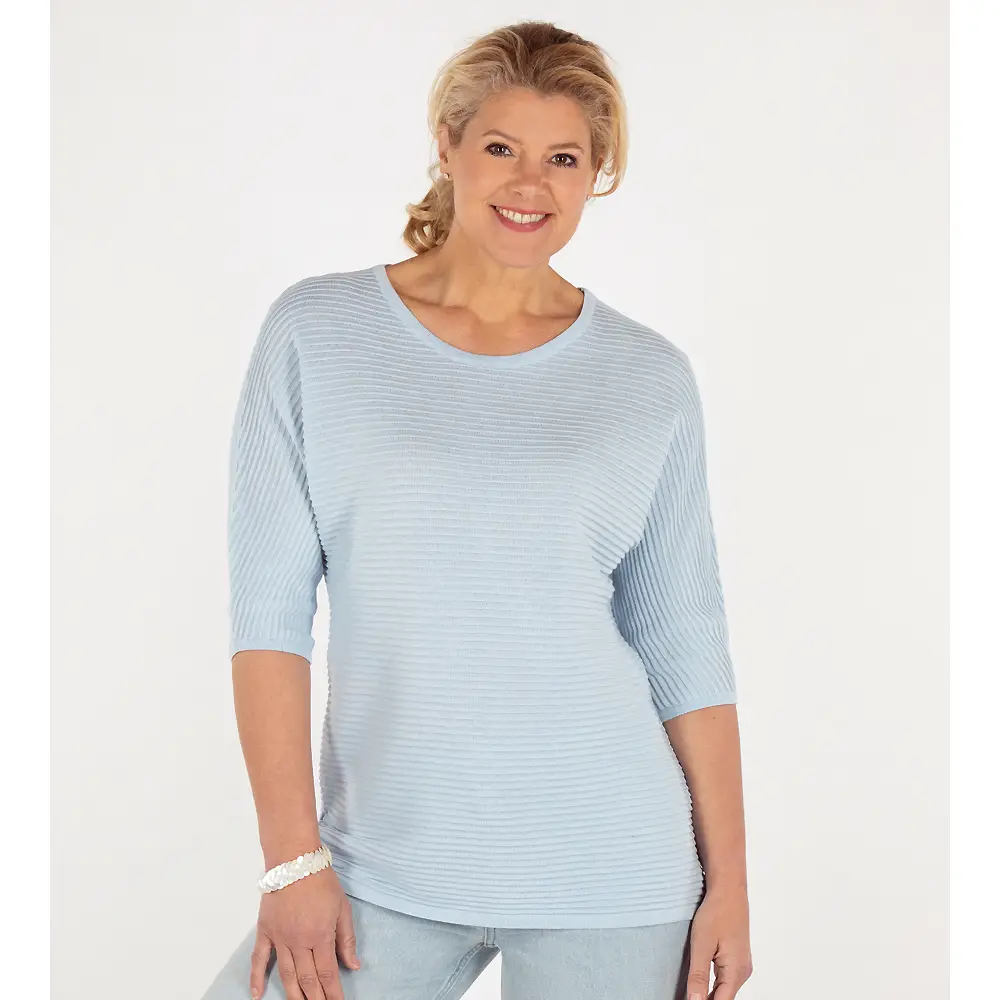 Pullover Wellen ultra-light, Fledermaus