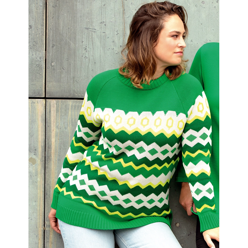 Norweger Pullover, Grobstrick