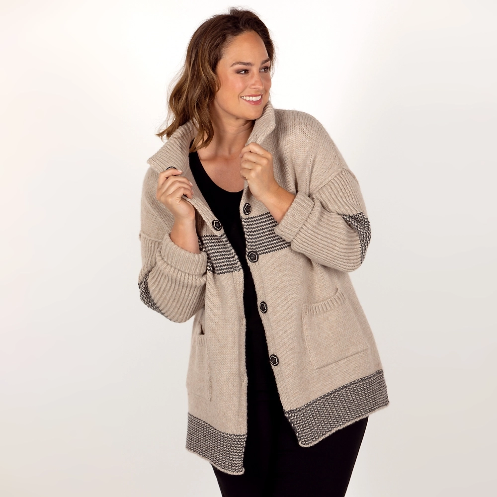 Wolljacke Ringel