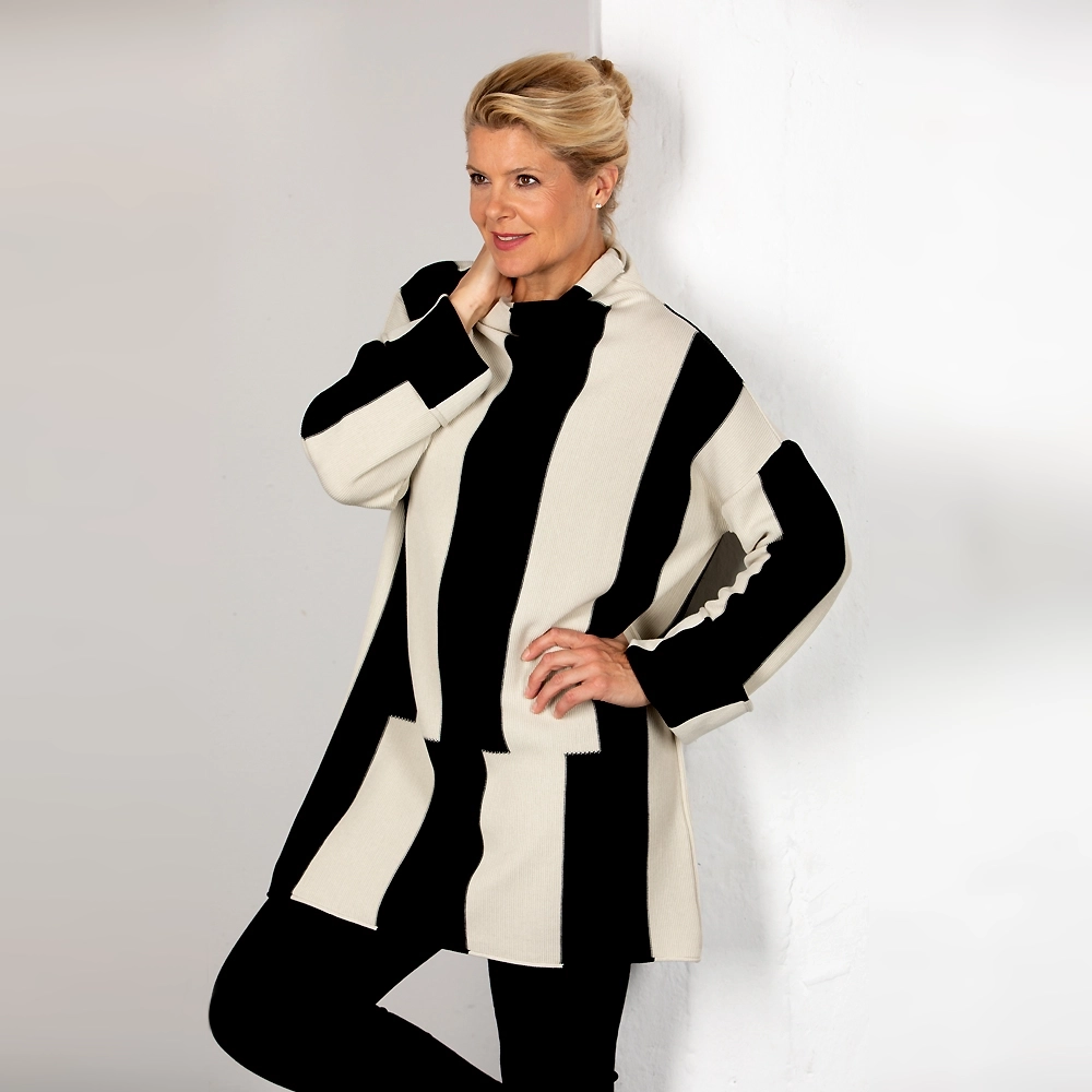 Tunika black&cream