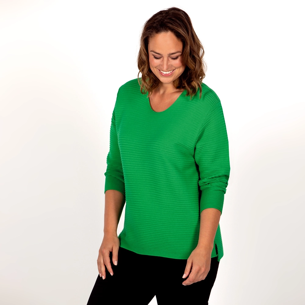 Pullover Rechts-Links mit Langarm