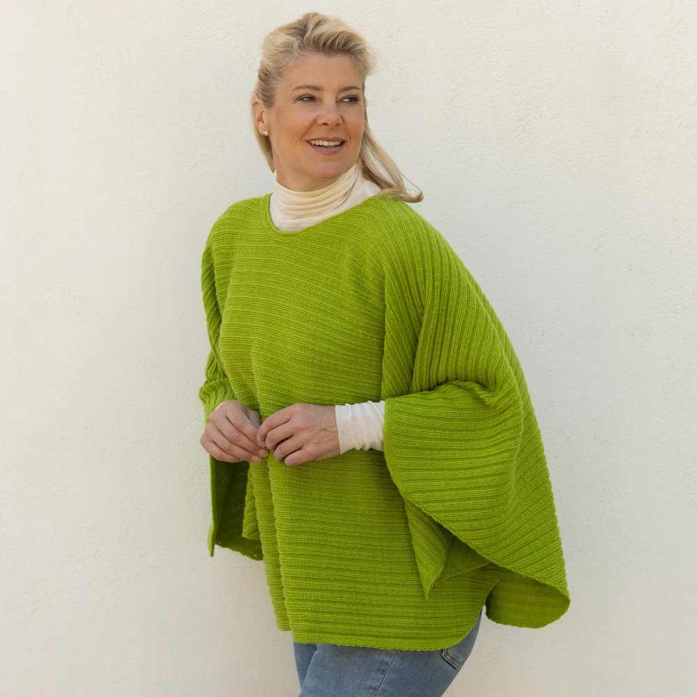 Poncho Grobstrick