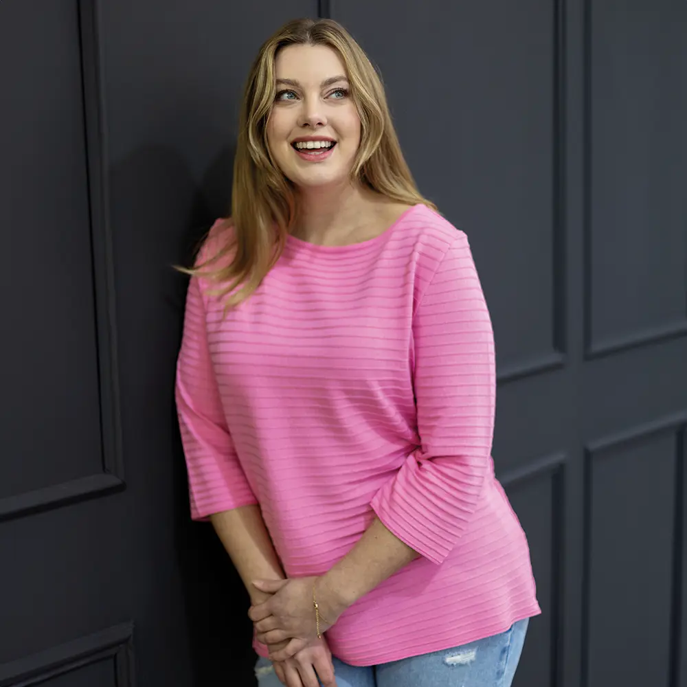 Pullover mit Biesen, 3/4 Arm