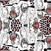 FACES-RED