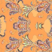 PAISLEY-ORANGE